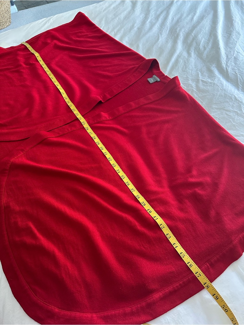 Ann Taylor red wrap sweater, OSFA - Picture 8 of 11